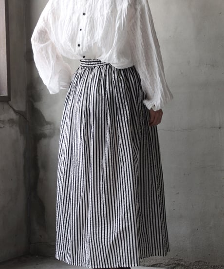 cavane キャヴァネ / Gatehered Petti Skirt Cotton100スカート/ ca-26052