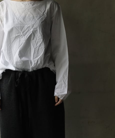 SCHA シャー/ Boat Neck Long Sleeve Top " OE " / Sc-22018 ( Art#1591)
