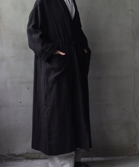 klauseクロイゼ / 天日干しGown Long Linen / kla-26018