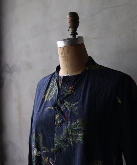ALEKSANDR MANAMISアレクサンダーマナミ/ NATURA BLEU LOOSE FRONT DRESSワンピース/ am-25013