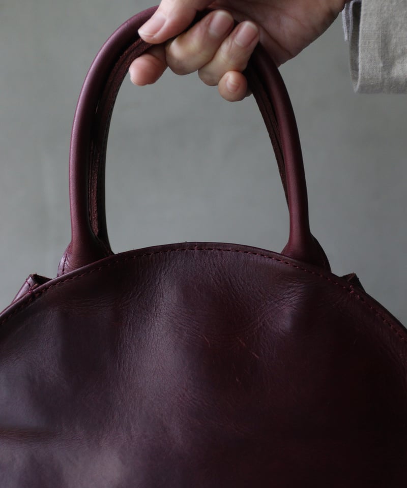 CORIU コリゥ/ ROUNDED SELLA CALF LUX handle bag(C3