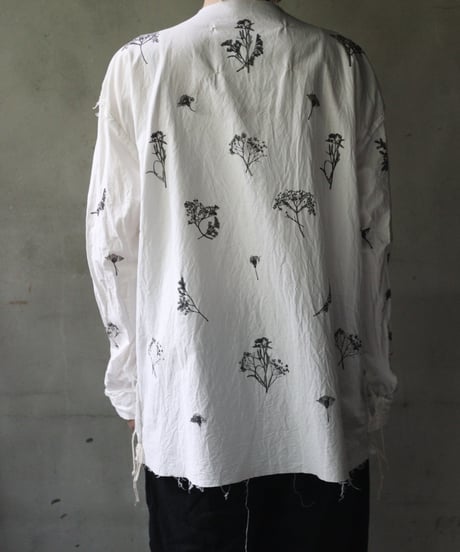 Cavalier Meiko Takahashi / Collarless garden shirt #39/ Me-23007