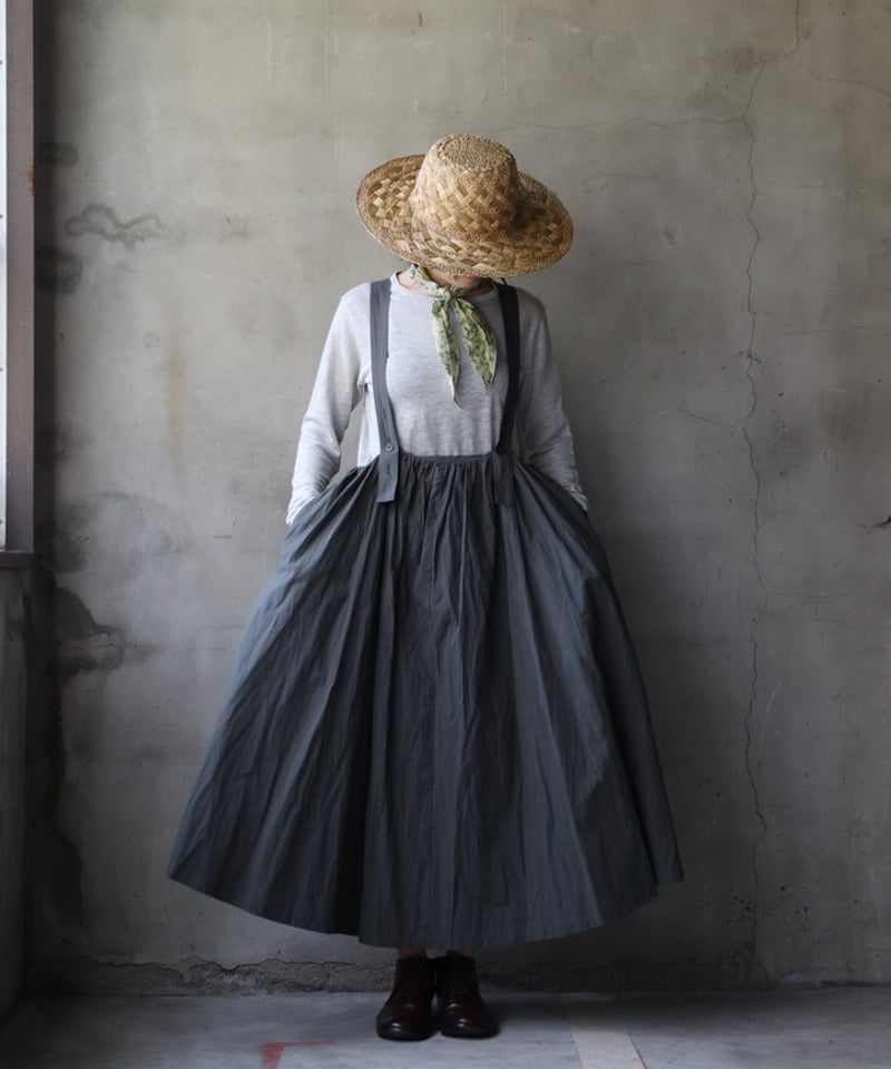 cavane キャヴァネ / Jumper skirt cotton&linenⅡスカート/ 