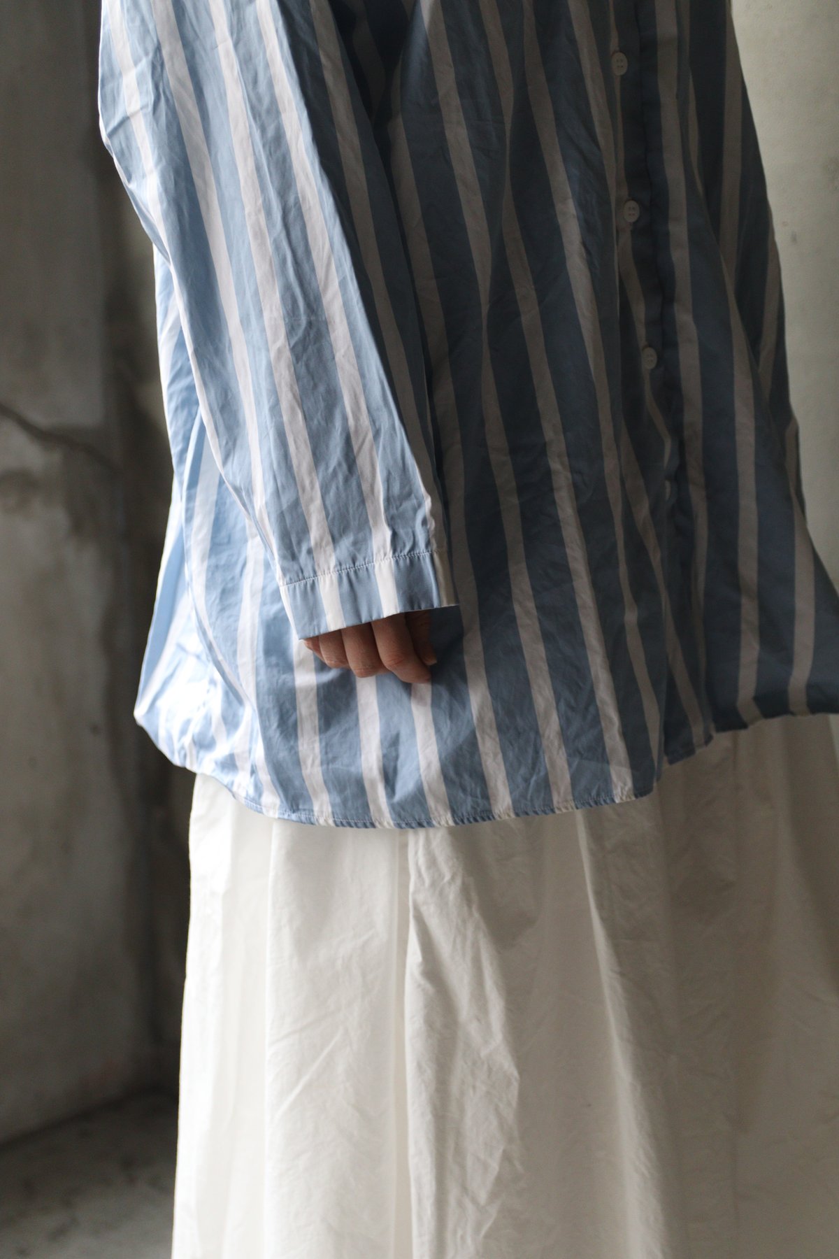 Bergfabel バーグファベル / long over shirtシャツ/ BFWSH89