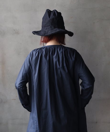 cavane キャヴァネ / Organic cotton Gathered-Dressワンピース / ca-25760