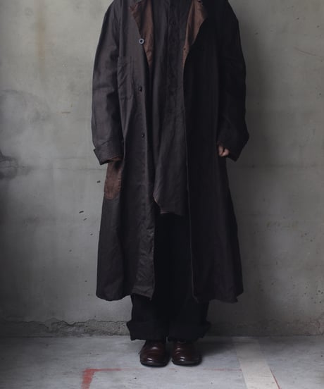 KLASICA クラシカ / Old Crazy Patterned Work Coat " FIG 1" コート / kl-25001