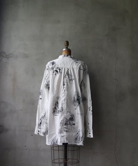 ALEKSANDR MANAMISアレクサンダーマナミ/ THE HUNTER COLLAR STAND SHIRTシャツ / am-24035