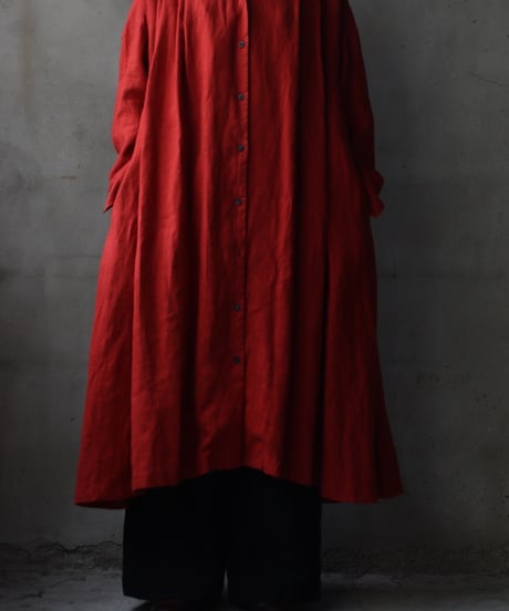 cavane キャヴァネ / Over-Dress Coat linen100ドレスコート / ca-25163