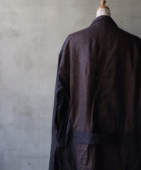 KLASICA クラシカ / Old Crazy Patterned Work Coat " FIG 1" コート / kl-25001