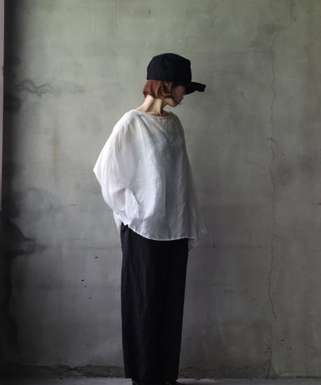 cavane キャヴァネ / Wide Linen100 TrousersⅡ パンツ/ ca-25123