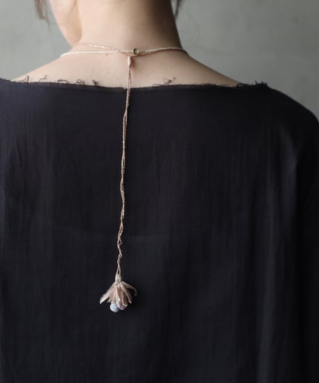 Antonia Rossi (Antomoon)/ Embroidered Square Heart Necklaceネックレス / An-26001