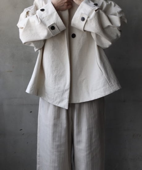 cavane キャヴァネ / Short trench JK Cotton&Linen100ショートトレンチ / ca-26045
