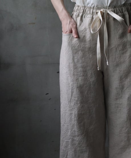 der antagonist デ アンタゴニスト / Trousers Linen100パンツ/ P20BLEC25