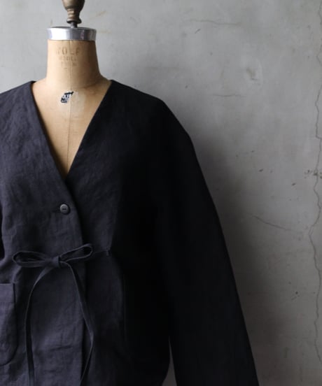 der antagonist デ アンタゴニスト / Potter Jacket linen100ジャケット/ J76BLSC26