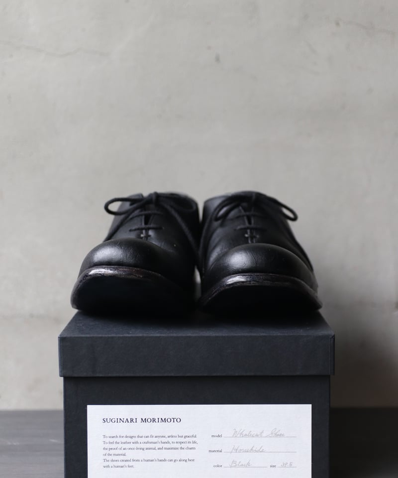 SUGINARI MORIMOTO / Wholecut Shoesホールカットシューズ / SUGINARI MORIMOTO / Wholecut Shoesホールカットシューズ /