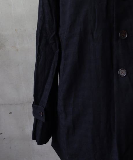 ALEKSANDR MANAMISアレクサンダーマナミ/ CROPPED WINTER COAT - CHECKED BLACKジャケットコート/ am-25021