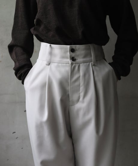 cavane キャヴァネ / Wool Tuck trousersパンツ / ca-22117