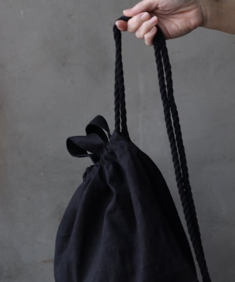 cavane キャヴァネ / Rope sack linen & washi100バッグ/ ca-25168