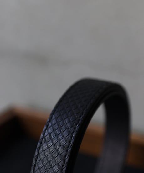 cavane キャヴァネ / #24Python Leather Beltベルト / ca-23501
