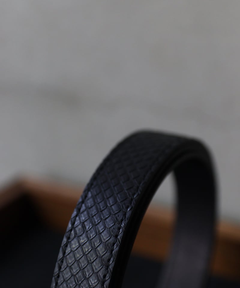 cavane キャヴァネ / #24Python Leather Beltベルト / ca-2
