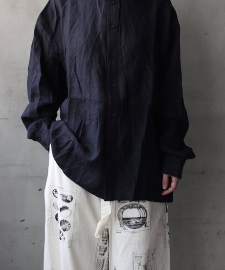 ALEKSANDR MANAMISアレクサンダーマナミ/ HANDDOWN 7/8 SHIRT シャツ / am-26013