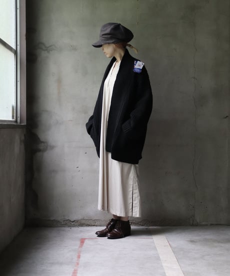 TRADHOUND ENGLAND   /  Wrap cardiganブリティッシュニット/ TR-THSJ1
