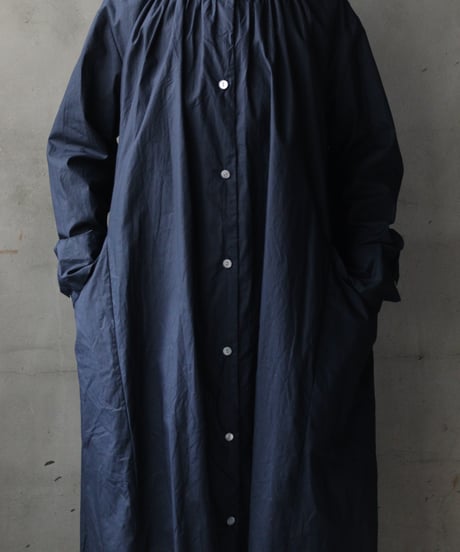 cavane キャヴァネ / Organic cotton Gathered-Dressワンピース / ca-25760