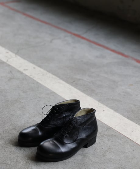 TATAROU with cavane limited shoes / Balmoral Ankle Shoes Horse leather靴 /  Tat-26002