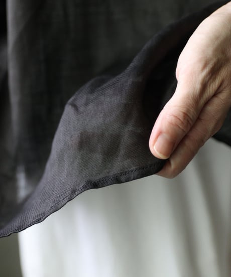 cavane キャヴァネ / Tunic half-sleeve Linen100シャツ / ca-25111