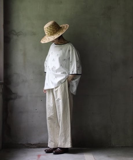 cavane キャヴァネ / Tunic half-sleeve Cotton/Linen100シャツ / ca-25081