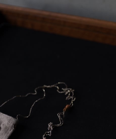 Antonia Rossi (Antomoon)/ Embroidered little pouch omamori vintage Necklaceネックレス / An-25010