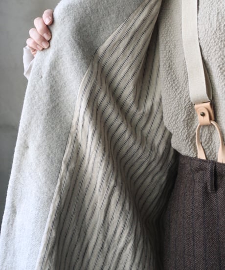cavane キャヴァネ / Traditional Wool100 Herring-Bone Over Coatコート / ca-25158