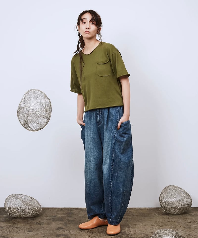Dulcamaraドゥルカマラ / 3サイドオーバーダイデニムPT UNISEX