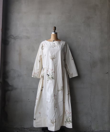 ALEKSANDR MANAMISアレクサンダーマナミ/ JARDIN D'ÉTÉ WIDE DRESSワンピース / am-26007