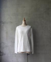 cavane キャヴァネ / Linen Crew-Neck long sleeveT  / ca-24112B