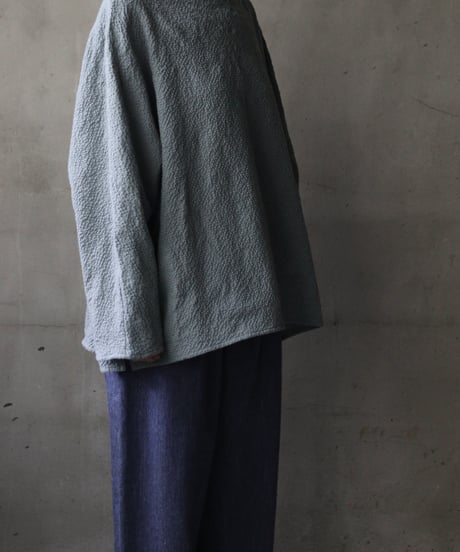 cavane キャヴァネ / Tunic long-sleeve Cotton&Woolシャツ / ca-25152