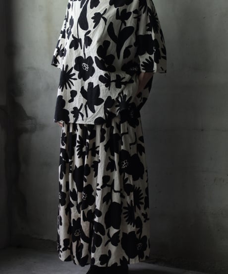 cavane キャヴァネ / Tunic half-sleeve Cotton/Linen100シャツ / ca-25080