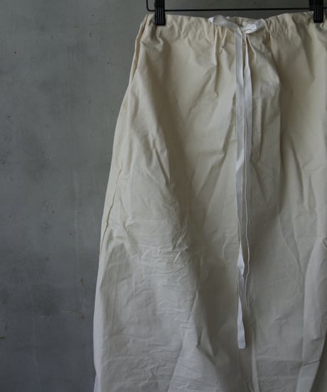 SCHA シャー/ Two Pockets Twisted Skirt Long " B-OE " -WAXED COTTON LIGHT- / Sc-24016 ( Art#1820)