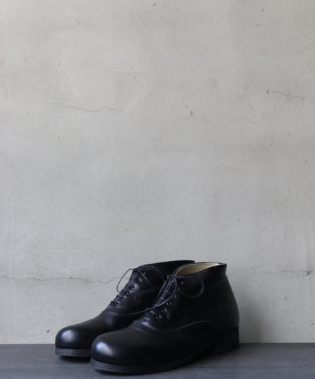 TATAROU with cavane limited shoes / Balmoral Ankle Shoes Horse leather靴 /  Tat-26002