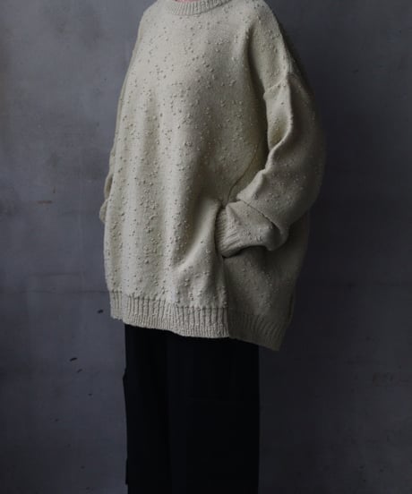 Dulcamaraドゥルカマラ / ラージノットニットPO UNISEX / dl-24030(D224-K800)