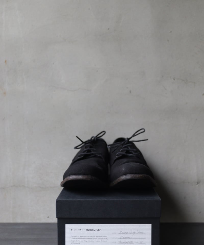 SUGINARI MORIMOTO レースアップダービーシューズ SUGINARI MORIMOTO -Lace Up Derby Shoes- | twelve blog