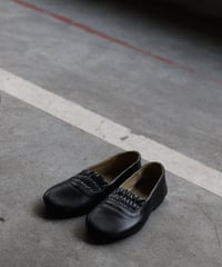 TATAROU with cavane limited shoes /【受注生産】Shirred slip-on Lamb靴 / Tat-26001