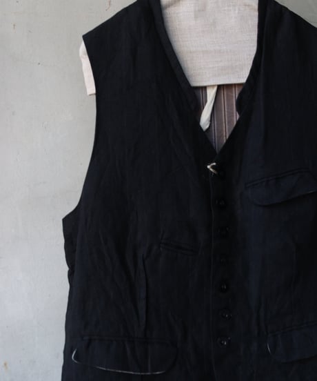 KLASICA クラシカ / Square Shaped Loose Vest "JEUNET"-SLベスト / kl-26001