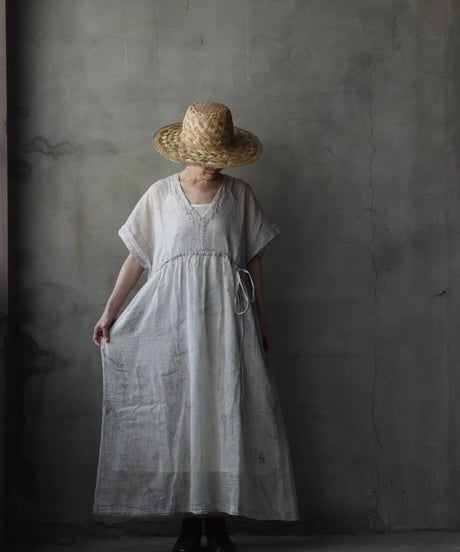 daubドーブ / HAND DYED DRESS COTTON100ワンピース / da-26011(AB57/T117)