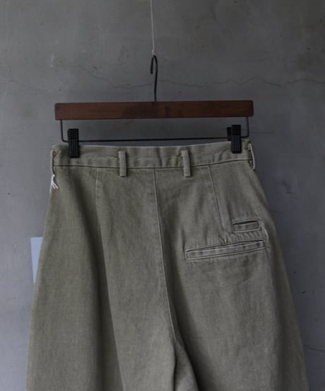 Dulcamara ドゥルカマラ / デニムスラッシュ ヘムPT UNISEX / dl-24019(D224-P638)