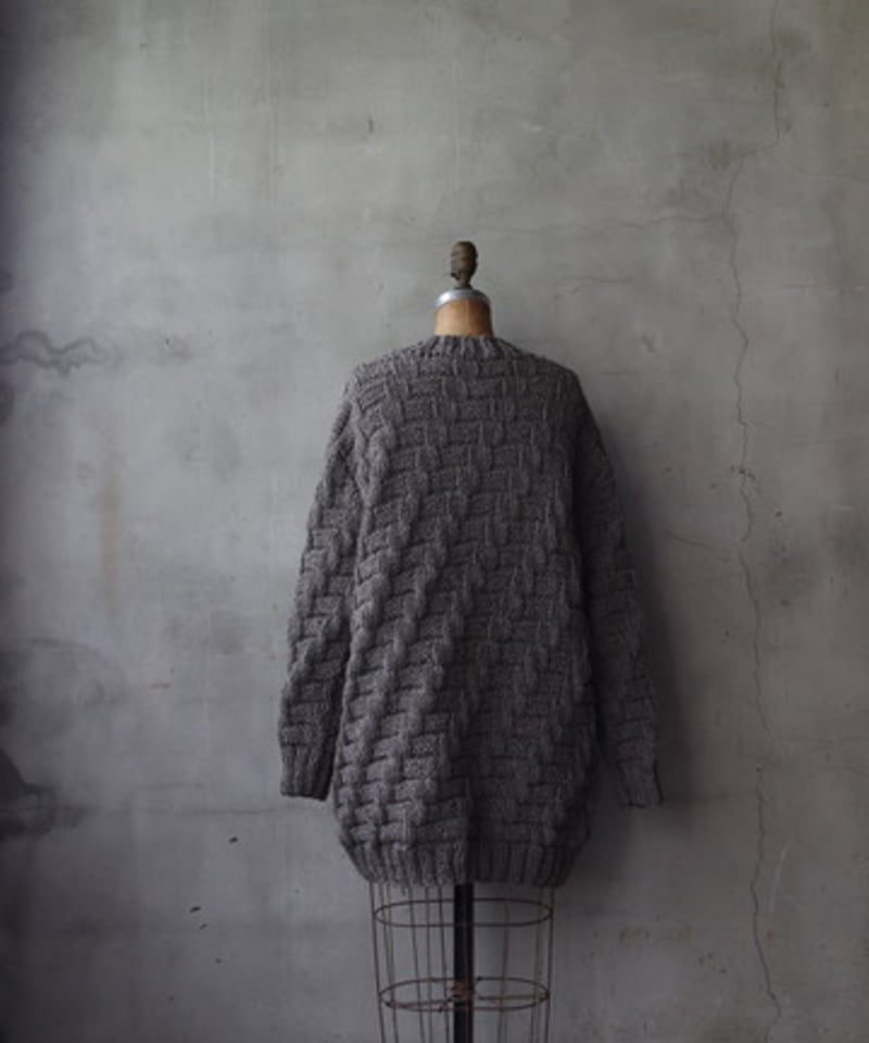 BIEK VERSTAPPEN / HAND KNITTED CARDIGAN手編みニット /