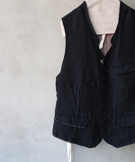 KLASICA クラシカ / Square Shaped Loose Vest "JEUNET"-SLベスト / kl-26001