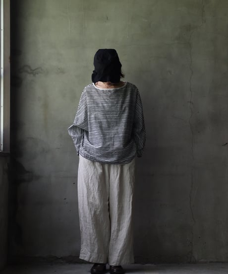 cavane キャヴァネ / Tunic long-sleeve Cotton/Linen100シャツ / ca-25121