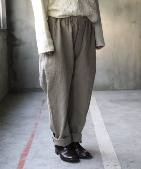 klauseクロイゼ / Loose Fitting Tapered Trousers/ kla-23021