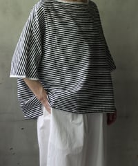 cavane キャヴァネ / Tunic half-sleeve Cotton/Linen100シャツ / ca-25080R